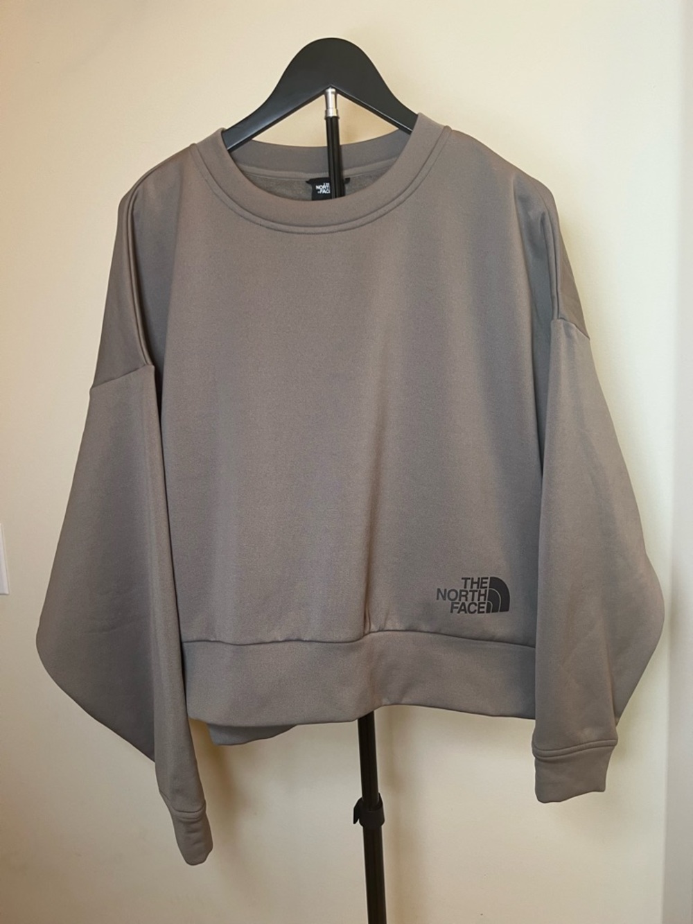 The North Face Horizon Fleece Crew XL Falcon Brown Cropped Sweatshirt